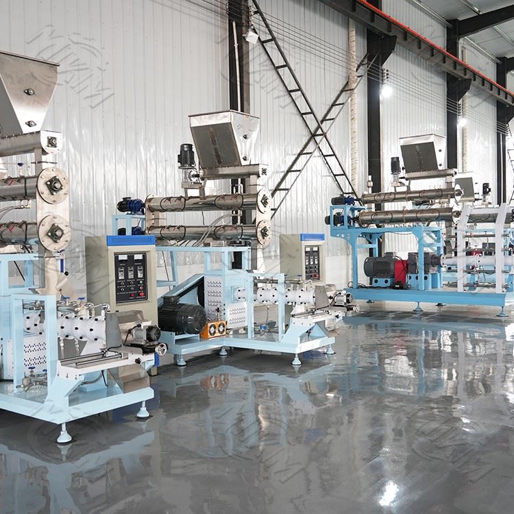 Twin screw floating fish feed production machine Twin screw floating fish feed production machine